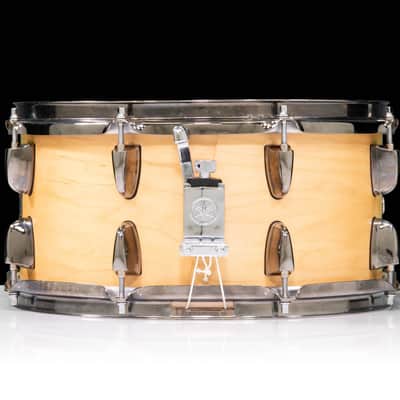 Used Yamaha Steve Jordan 13x6.5 Maple Sig Snare Made in Japan. w/ Case image 2