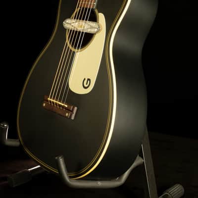 Gretsch G9520E Gin Rickey Black Parlor Guitar w/Rare Road Runner HSC | Sweet Blues & Jazz Tone image 1