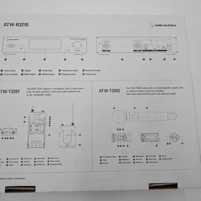 NEW Audio Technica ATW 3211 / 831DE2 3000 Series Wireless Lavalier Microphone System image 7