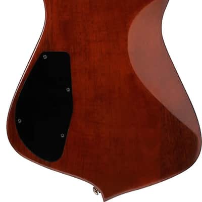 Ibanez IC420MFM Iceman Electric Guitar, Maple Fingerboard, Caramel Burst Low Gloss image 3