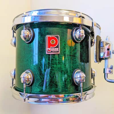 Premier Genista 12x10 Tom. Terraverdi (Green) Lacquer. Scandinavian Birch Shell. image 1