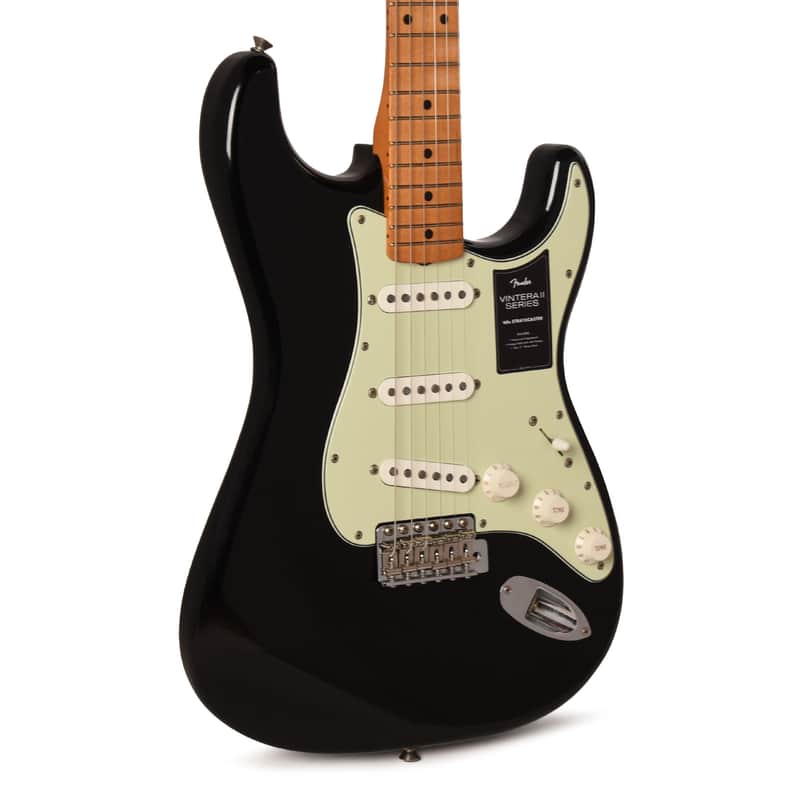 Fender Limited Edition Vintera II Road Worn '60s Stratocaster Black image 1
