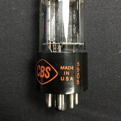 CBS 6BL7GTA Black Plates RADIO/AMP Audio Vacuum Tube VINTAGE Tested 10.9266-D image 1