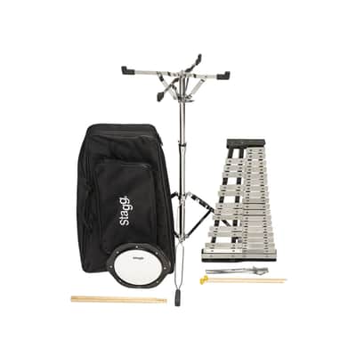 STAGG Percussion Bell Set In Ergonomic Nylon Gigbag Xylophone Glockenspiel image 2