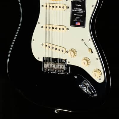 Fender American Professional II Stratocaster Black Maple Fingerboard (755) image 1