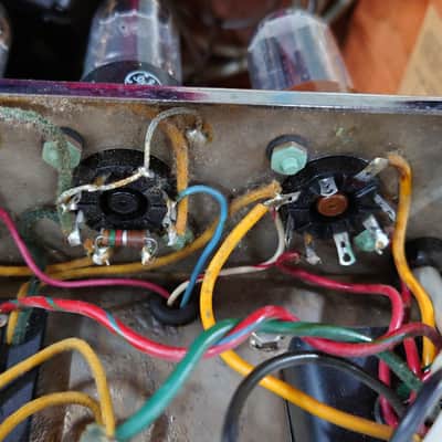 1958 Fender Harvard 5F10 guitar amplifier, made in USA (USA voltage) image 4