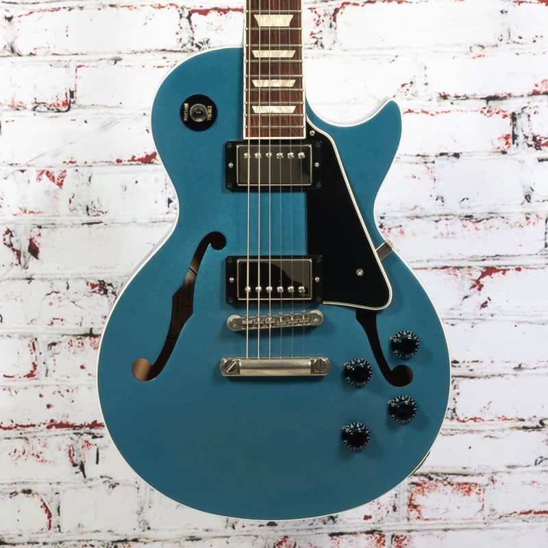 Gibson - 2016 Les Paul ES Electric Guitar - Pelham Blue - w/OHSC - USED image 1