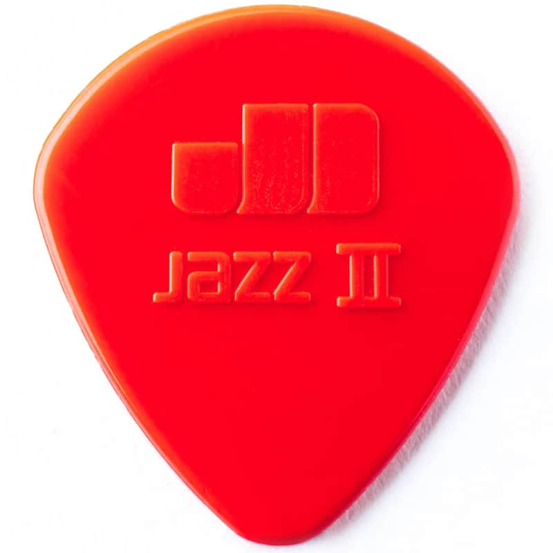 Dunlop 47R2N Nylon Jazz II 1.18mm Semi Round-Tip Guitar Picks (24-Pack) image 1