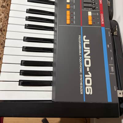 Roland Juno-106 61-Key Programmable Polyphonic Synthesizer 1984 - 1985 - Black image 4