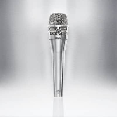 Shure KSM8 Dualdyne Vocal Microphone - Cardioid Dynamic Mic with 2 Ultra Thin Diaphragms and Reverse Airflow Technology for Unmatched Control of Proximity Effect, Presence Peaks, and Bleed - Nickel image 5