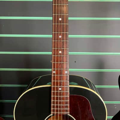 Gibson 1950s J45 Original Ebony 2021 Dreadnought Electro-Acoustic Guitar image 6