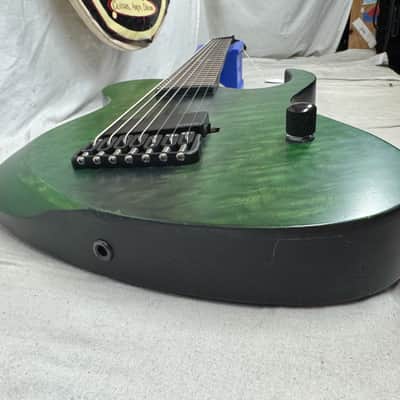 Deviant Guitars USA Custom Shop Truck Driver Shawn Signature Linchpin Baritone 7-string Guitar 2023 - Dark Verde Burst - *AS IS* image 19