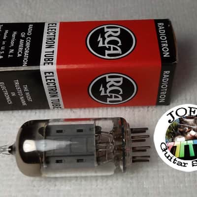 60's RCA Radiotron 12AX7 ECC83 USA "D Getter" (Rare) Ribbed Plate Strong Tubes 1750/1800 of 1600 = 104% Excellent! #041 image 3