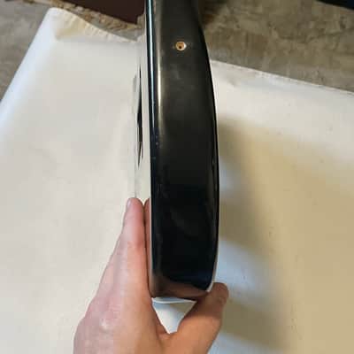 1991 USA Fender American Standard Stratocaster Black Guitar Body 2 Post Tremolo Ready w/ Pickguard image 11