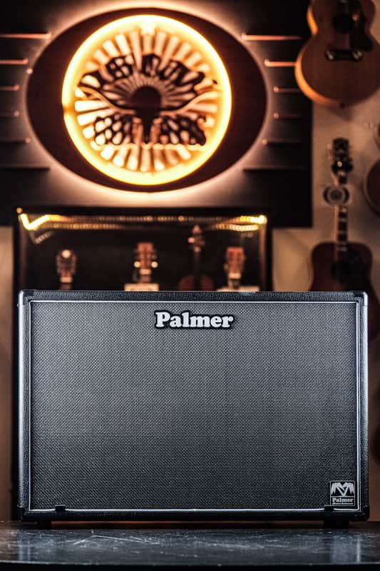 2020 Palmer PCAB212B CAB 212 B empty guitar cabinet black image 1