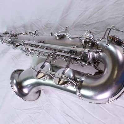 Conn F-Mezzo Soprano Saxophone ORIGINAL SILVER PLATE image 8