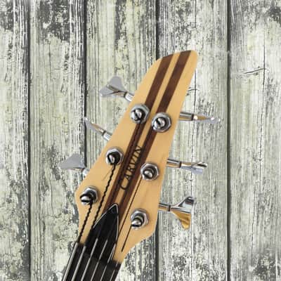 Carvin Custom 6 Fretless Bass Guitar - 6 String - 2002 - Natural image 13