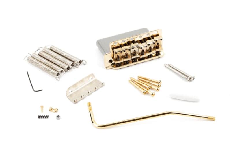 Fender 6-Saddle American Vintage Series Stratocaster Tremolo Assembly, Left Handed (Gold) image 1