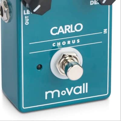 Movall MP-112 Carlo Chorus Guitar Effect Pedal Chorus True Bypass MoVall MP112 2024 - Teal image 3
