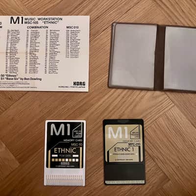 Korg M1 Memory Cards - Set of 7 for M1, M1R, T1, T3, T3, M3R image 2
