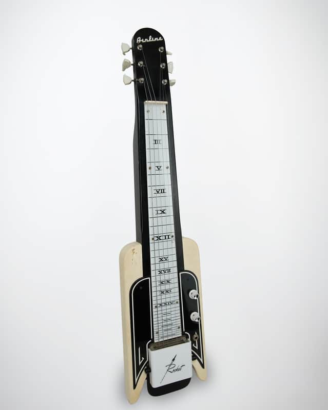 Airline Rocket Lap Steel Rocket 1960s White/Black image 1