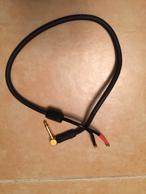Planet Waves 1/4" Male-to-Spade Lug Premium Speaker Cable image 1