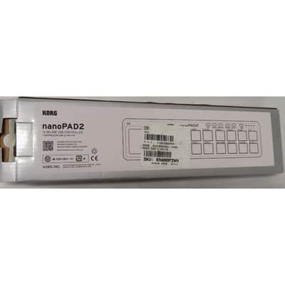 Korg Used nanoPAD2 Slim-Line USB Pad Controller (White) image 4