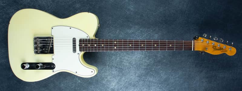 Fender Telecaster Olympic White (Refinished) 1966 ~ Secondhand - Very Good