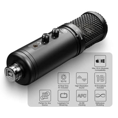 Antelope Audio - Axino Synergy Core | Cardioid USB Modeling Microphone | Recording system | FREE 67 FX & DAW image 2