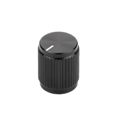 Tesi Aluminum Pedal Knob 13mm x 16mm 6.35mm Shaft - Black