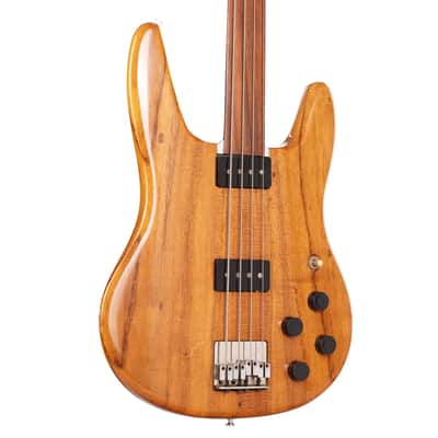 1976 Travis Bean TB2000 Fretless Bass Koa Natural image 1