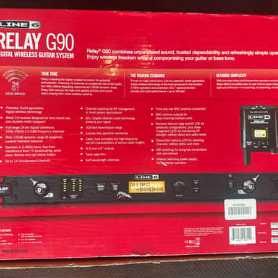 Line 6 Relay G90 Wireless Receiver - Rackmount + Original Box & Extras image 7