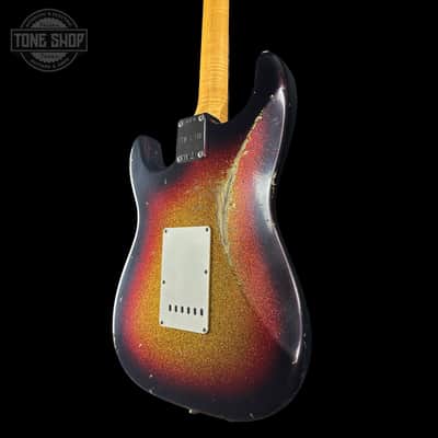 Fender Custom Shop 1963 Stratocaster Relic 3 Tone Sunburst Sparkle w/case TSLTD5OF10 image 7