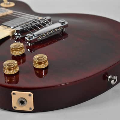 2012 Gibson Les Paul Studio Wine Red Robot Left-Handed Electric Guitar w/OHSC image 4
