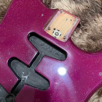 1990s Fender Custom Shop Stratocaster Loaded Body - Purple Sparkle image 3
