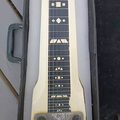 Supro Lap Steel 1959 - White image 4