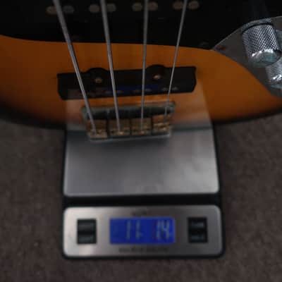 Vintage 1970s Hondo Deluxe Series 840 Top Of The Line Series Jazz Bass Big MIK Korea Sunburst Retro Relic Hi Quality Big Chunky U Neck 10 Pound Bass! Teisco Cort image 16