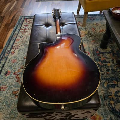 1960 Framus Sorella Archtop Cello Guitar Model F5/59 - Sunburst image 15