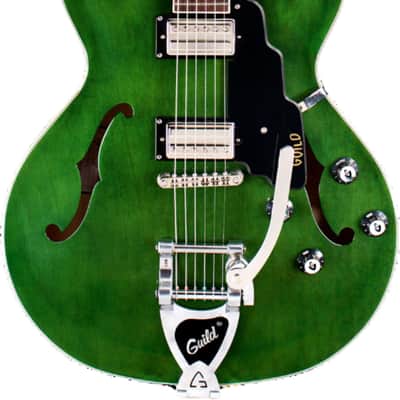Guild Starfire I DC Semi-Hollow Electric Guitar, Rosewood Fingerboard, Emerald Green image 9
