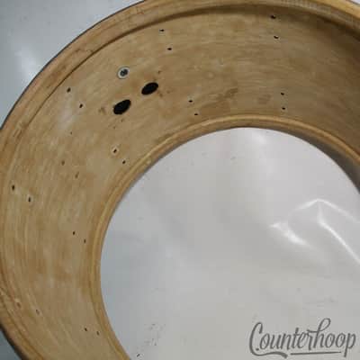 Ludwig 14x22"Chrome Over Wood COW Bass Drum Shell 3Ply Super Classic USA 70s-80s image 11