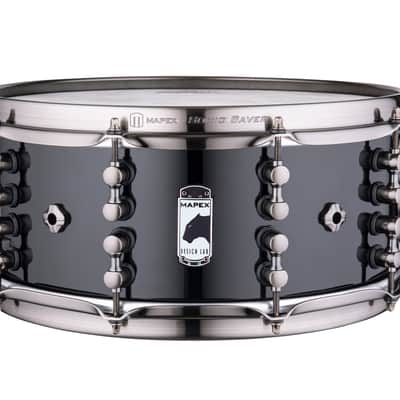 Mapex Black Panther Design Lab 14x6" Maximus Jeff Hamilton Gloss Piano Black Snare Drum | BPDLMH4600LPB | NEW | WorldShip | Authorized Dealer image 1