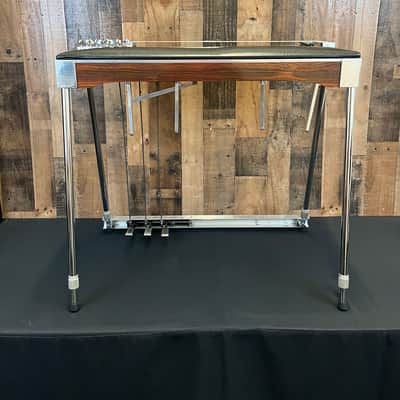 Marlen D-10 3x5 Single Pedal Steel 1970s - Wood Grain with Original Case image 4
