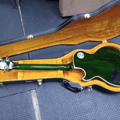 Gibson Les Paul Custom 5A Quilt Top in Transparent Green Gloss Made to Measure 2024 image 17