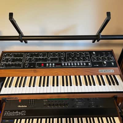 Sequential Prophet-5 61-Key 5-Voice Polyphonic Synthesizer 2020 - Present - Black with Wood Sides image 1