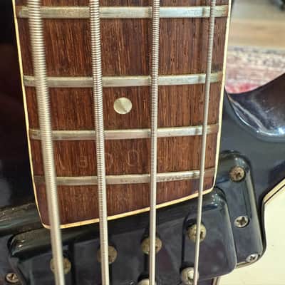 Mosrite 350 Stereo Bass '70s Burgundy image 7