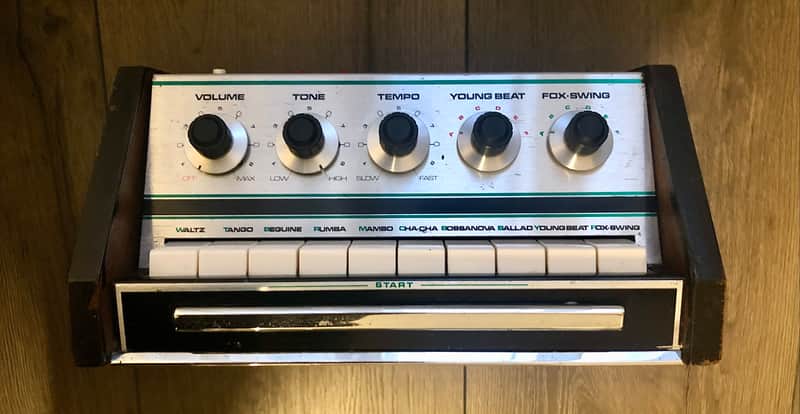 Korg Keio Donca Matic Mini Pops 20S ultra rare analog drum machine stereo 60s beat box rhythmbox image 1