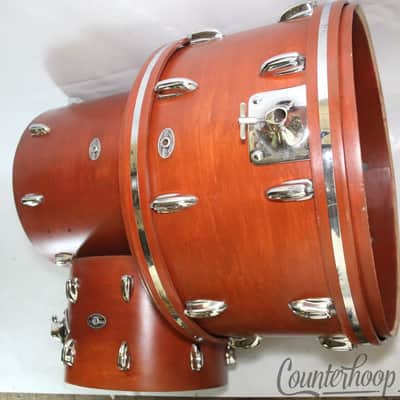 Slingerland Drum Set 14x22,10x14,16x16 Bass/Tom/Floor Vintage80s 5Ply Sound King image 2