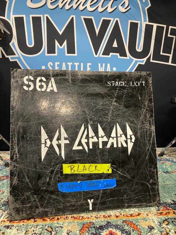 Def Leppard Logo, Tour Used Case Panel Wall Hanging "S6A" "Stage Left" (#19) image 1