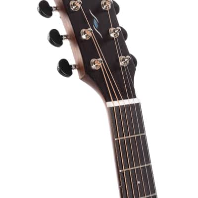 Cort COREGAOPLB Core Series Acoustic Electric Cutaway Guitar. Solid Blackwood image 6