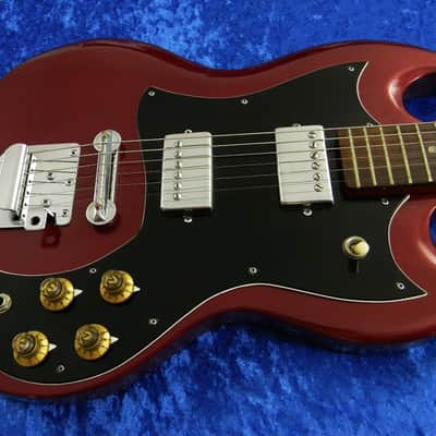 Aspen SG STYLE Vintage 1975 Japan Electric Guitar Classic Body Neck Pickups Tuners MIJ image 3